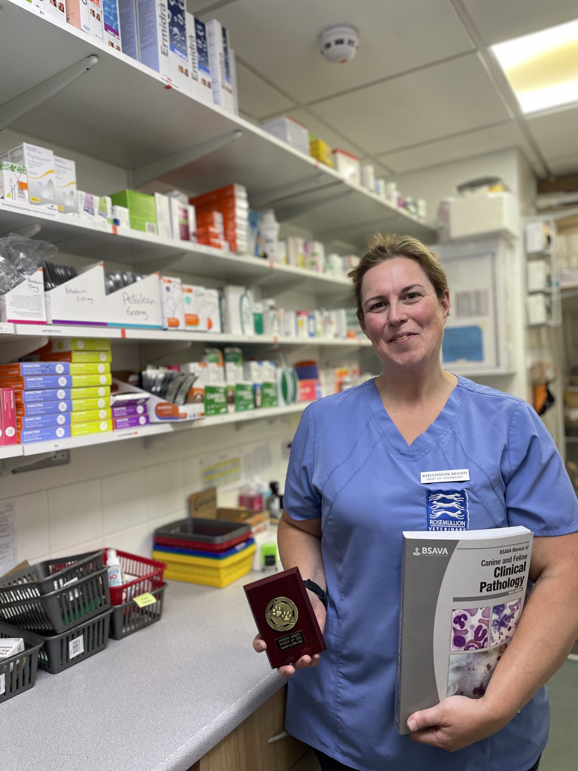 Rhiannon Mann - Head of Dispensary -	Rachael Fitzgibbon – Veterinary Surgeon